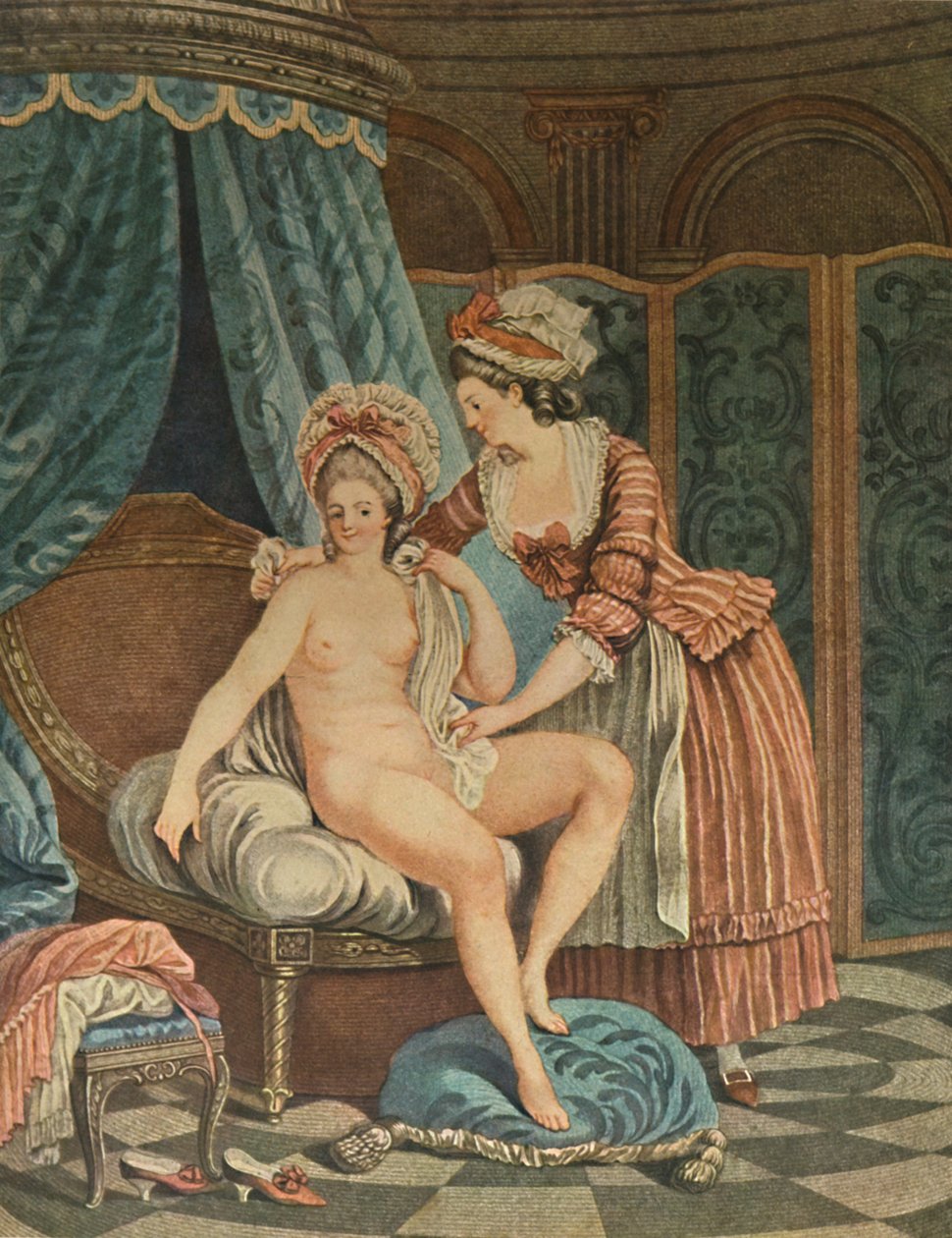Le Bain, A fürdő, 1765-1790, 1913 alkotó: Louis Marin Bonnet
