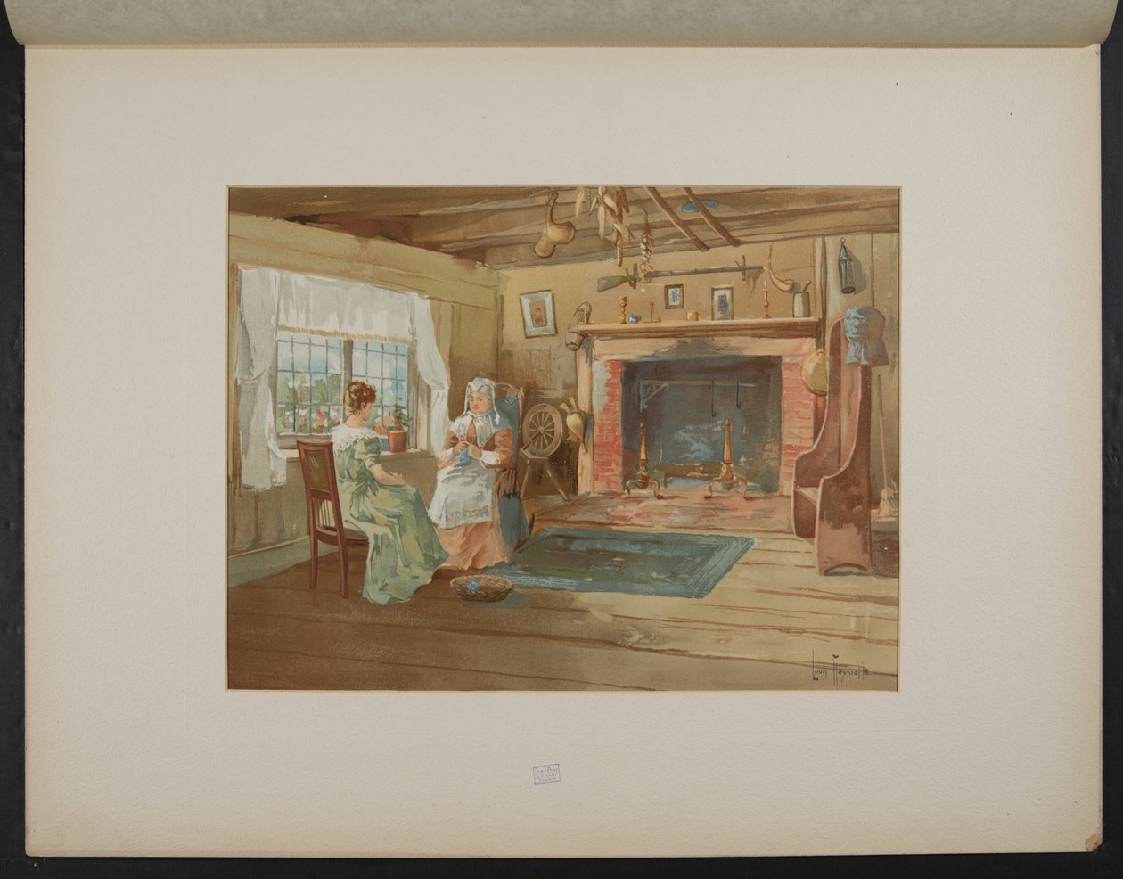 The New England Cabin, Midway Plaisance alkotó: Louis Meynelle