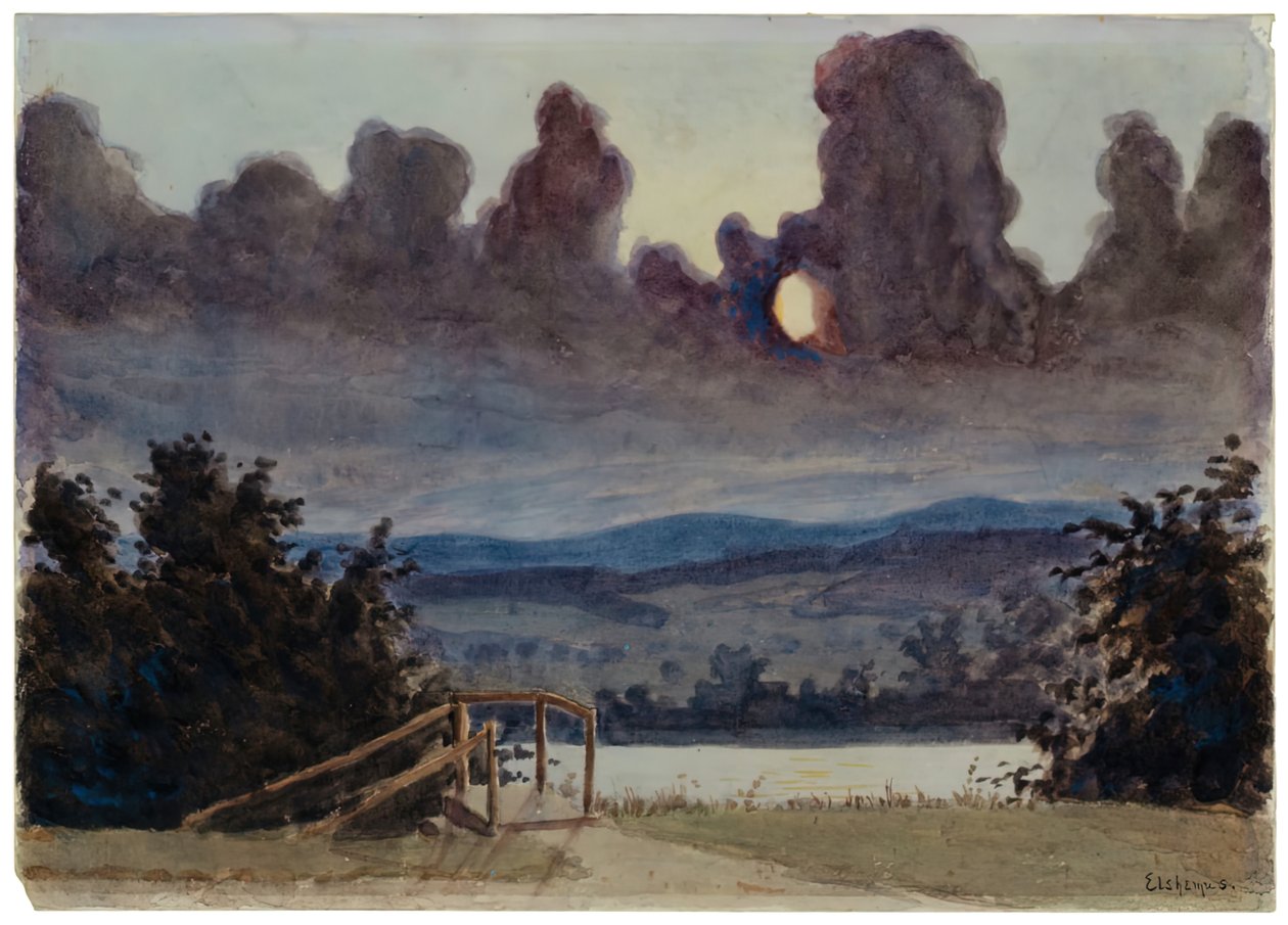 Sötét felhők, c. 1901. alkotó: Louis Michel Eilshemius
