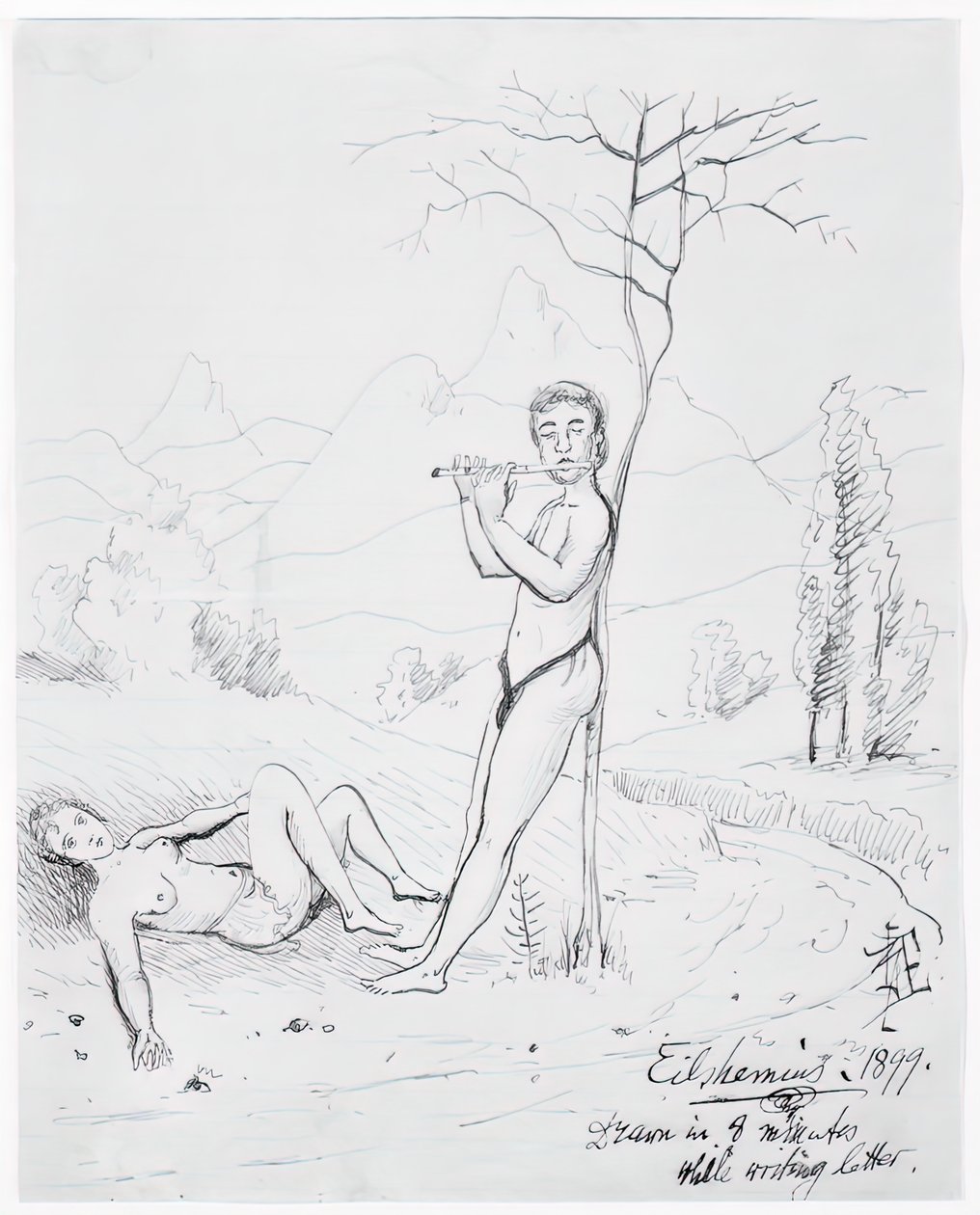 Lelkész, 1899. alkotó: Louis Michel Eilshemius