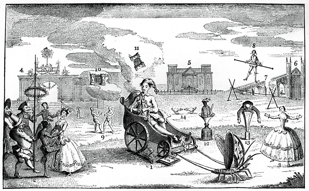 Bolond diadalmas, 1749. alkotó: Louis Philippe Boitard