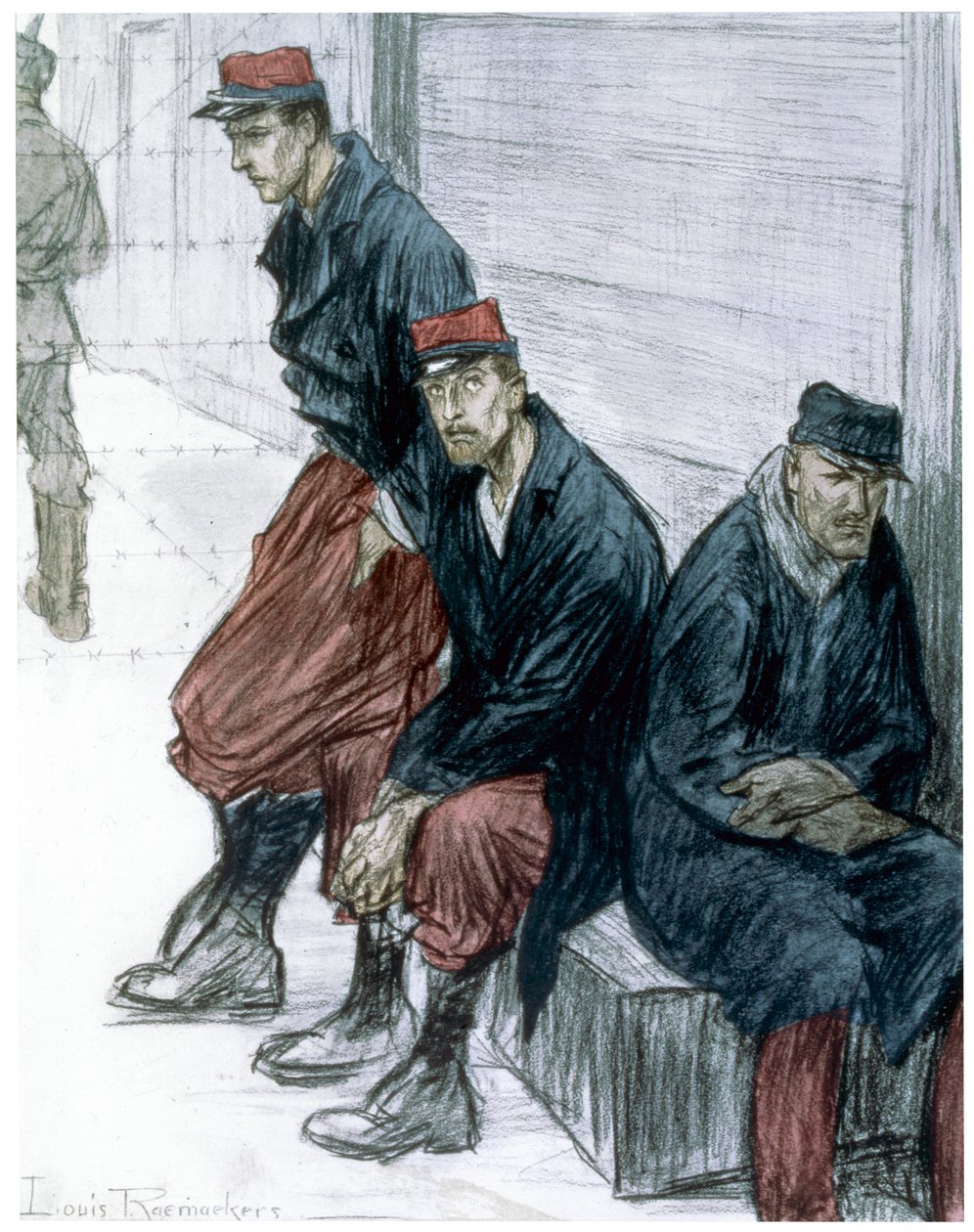 A rabok, 1916 alkotó: Louis Raemaekers