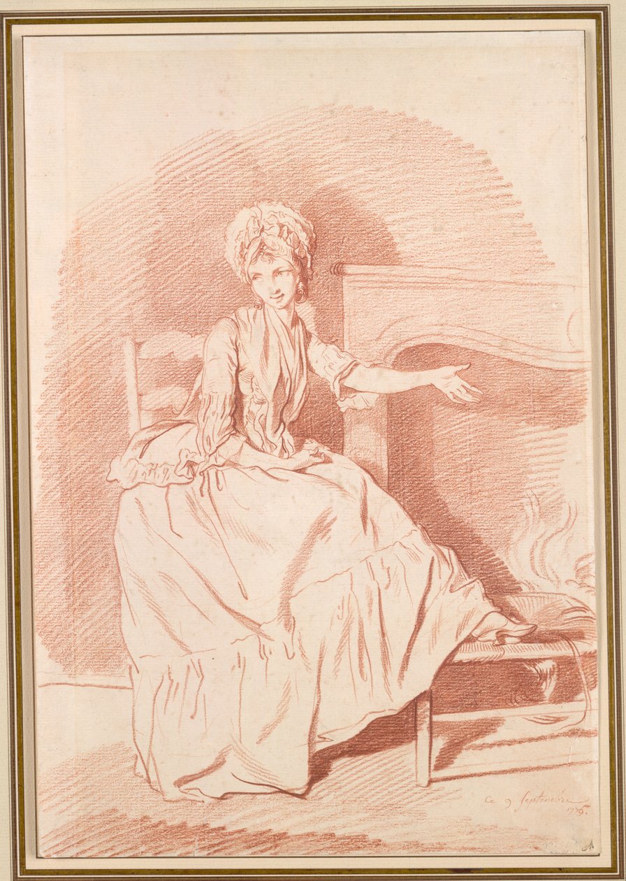Meghívó, 1775. alkotó: Louis Rolland Trinquesse