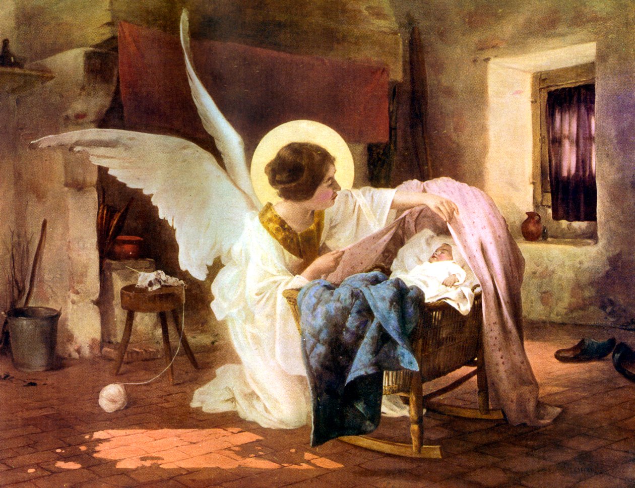 Az őrangyal, 1926. alkotó: Louis Tessier
