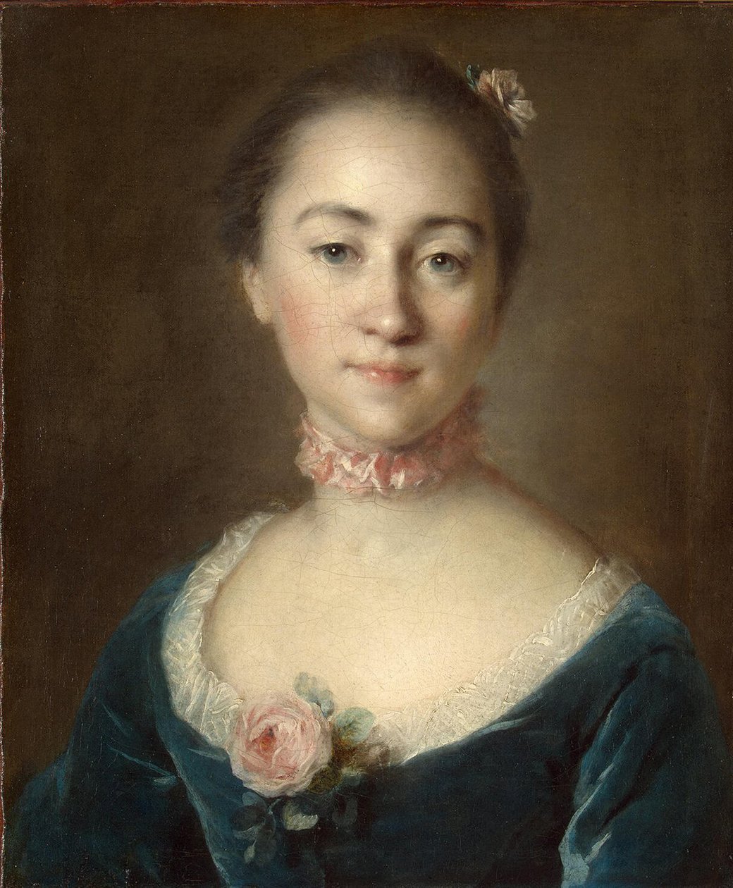 Jekatyerina Golovkina hitvesnő portréja, 1757 alkotó: Louis Tocqué