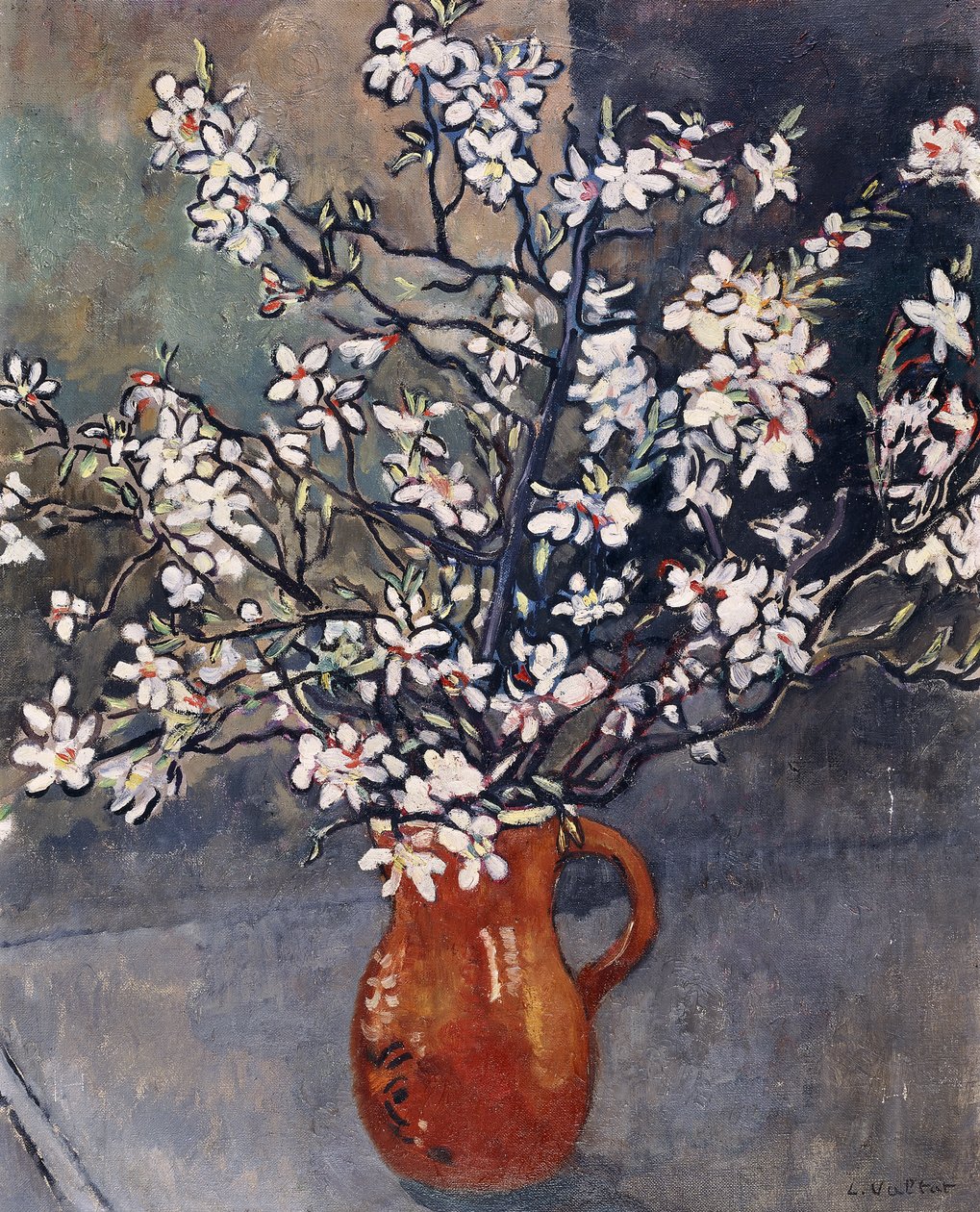 Mandulavirág, 1925 körül (olaj, vászon) alkotó: Louis Valtat