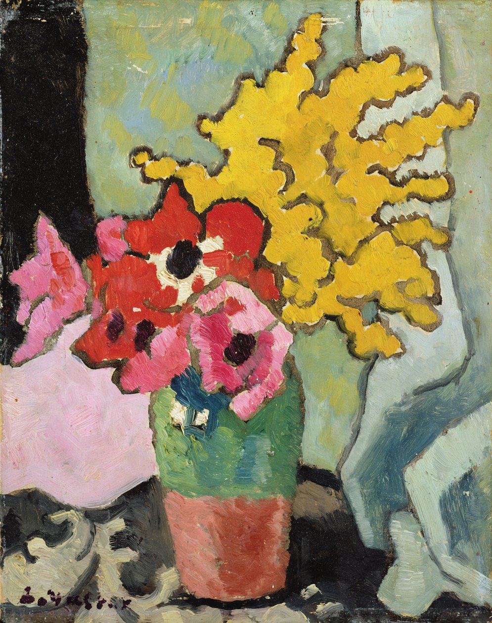 Kökörcsin és Mimóza alkotó: Louis Valtat