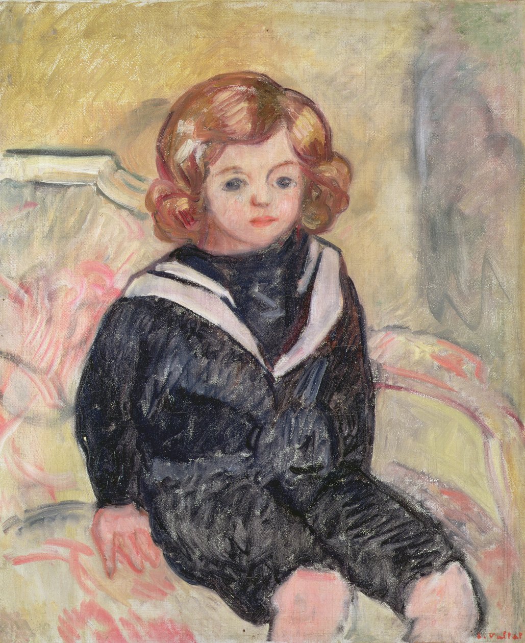 Gyermek tengerész egyenruhában alkotó: Louis Valtat