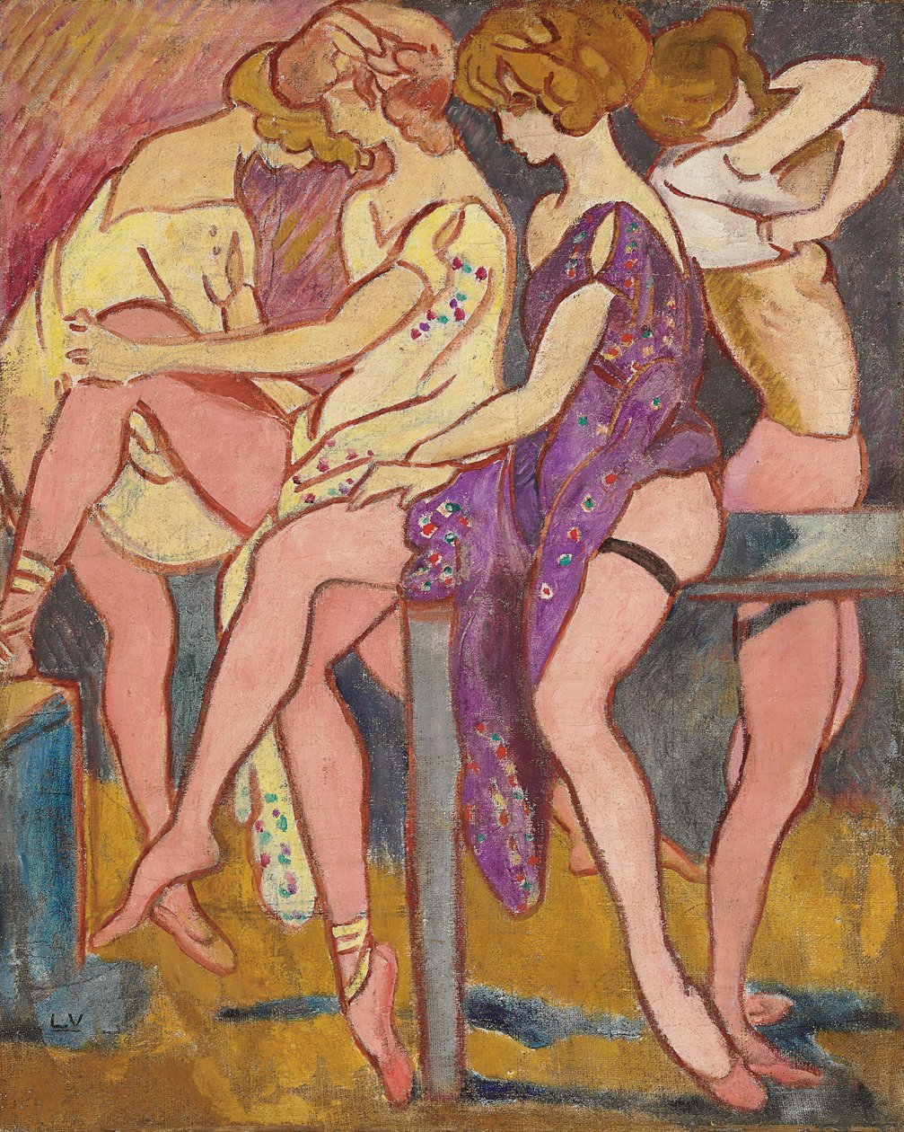 táncosok; táncosok alkotó: Louis Valtat