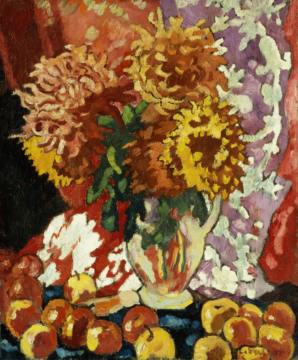 Virágok és almák; Virágok és almák alkotó: Louis Valtat