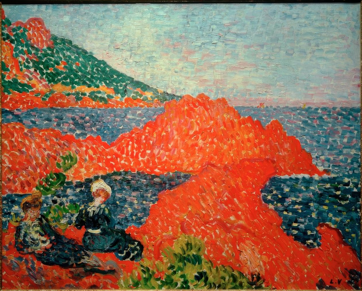 Le Roches rouges Agay-ban alkotó: Louis Valtat