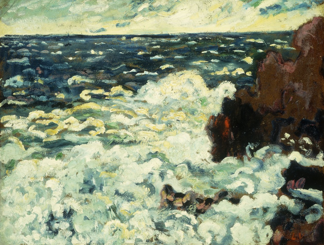 Hullámok alkotó: Louis Valtat