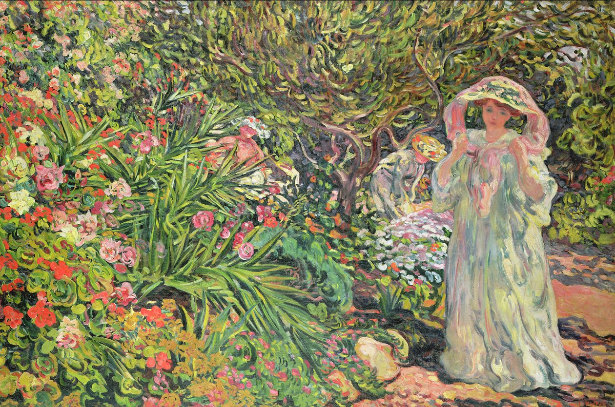 Madame Valtat a kertben alkotó: Louis Valtat