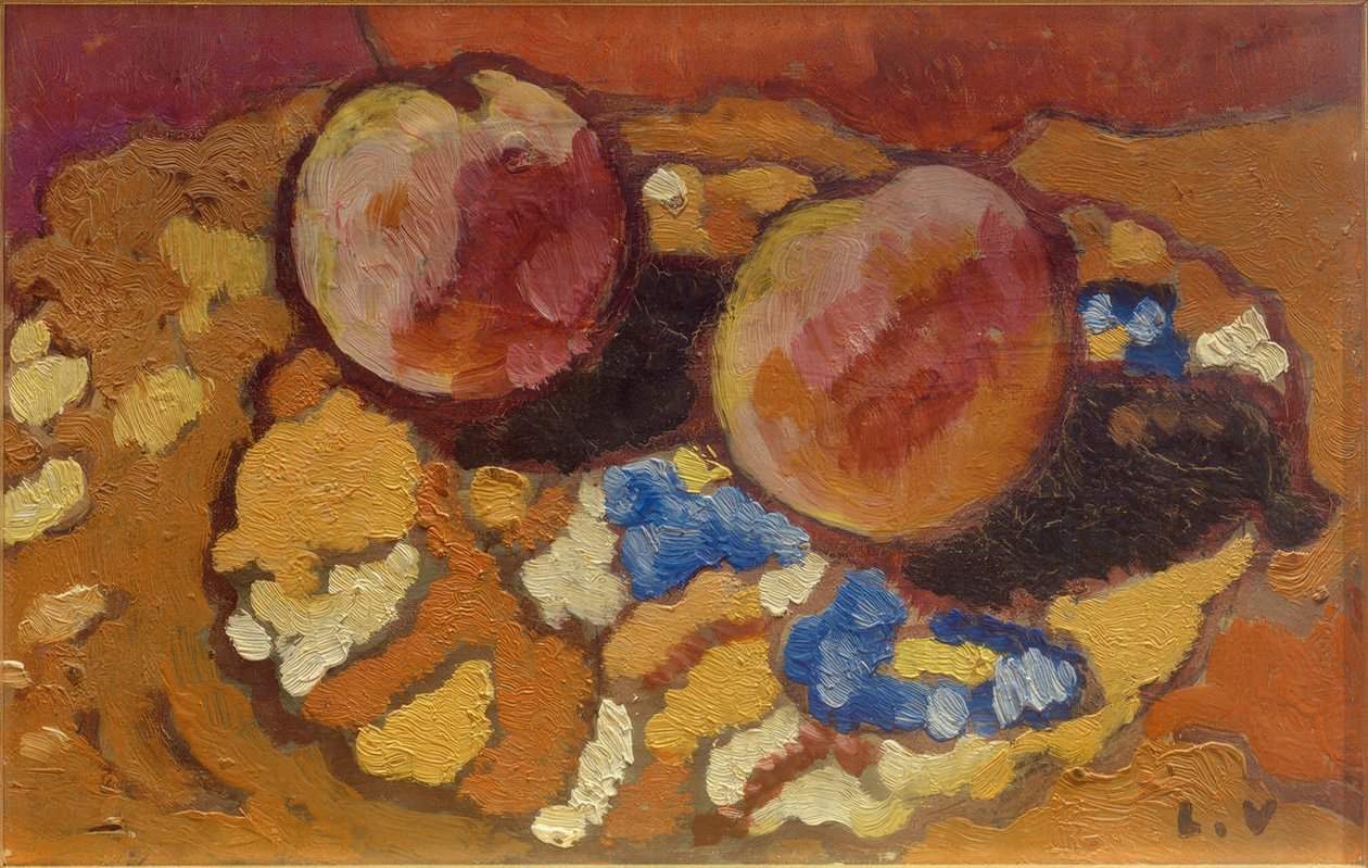Csendélet őszibarackkal alkotó: Louis Valtat