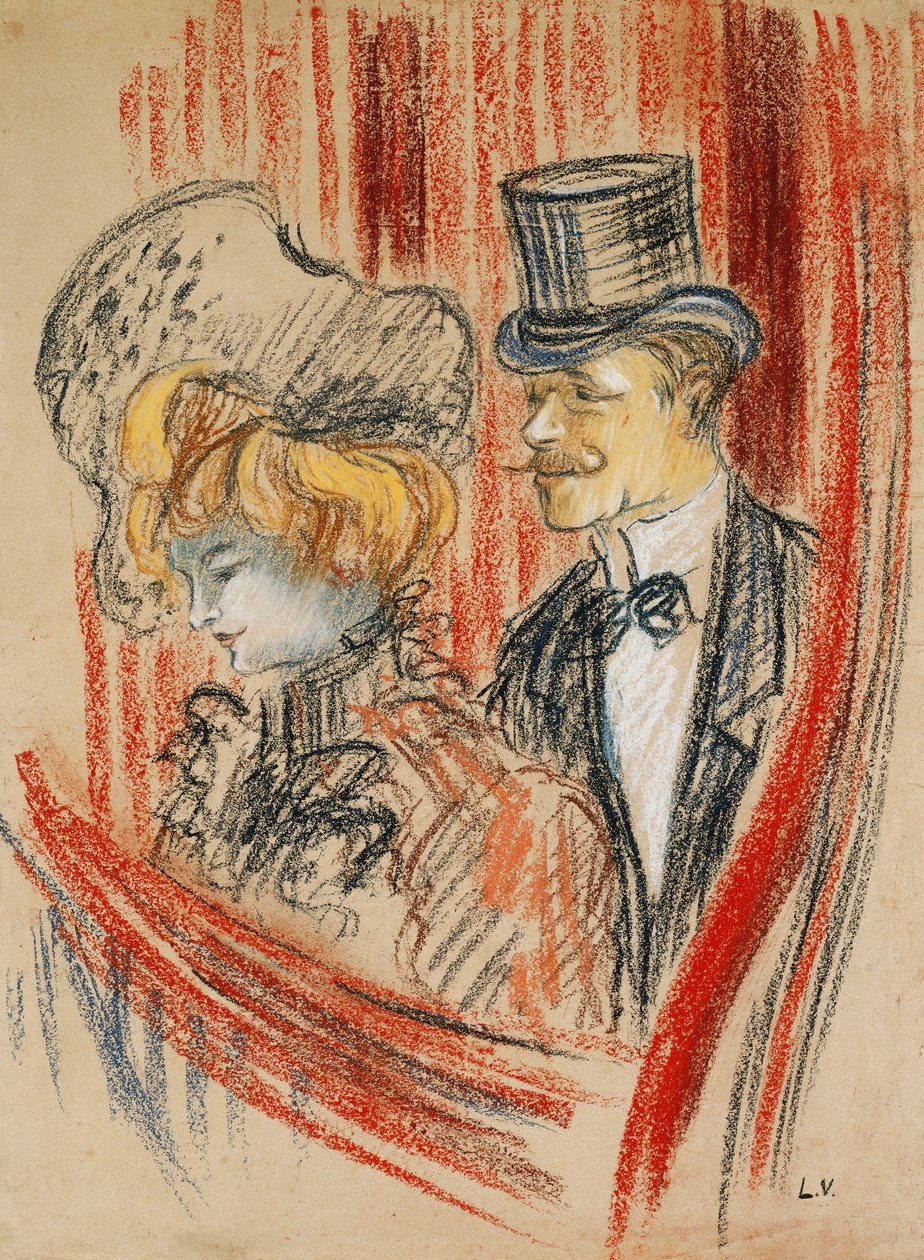 A doboz; La Loge alkotó: Louis Valtat