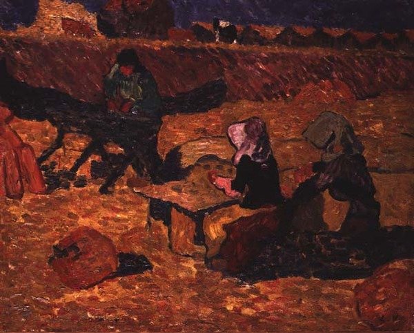 The Fish Scalers (olaj, vászon) alkotó: Louis Valtat
