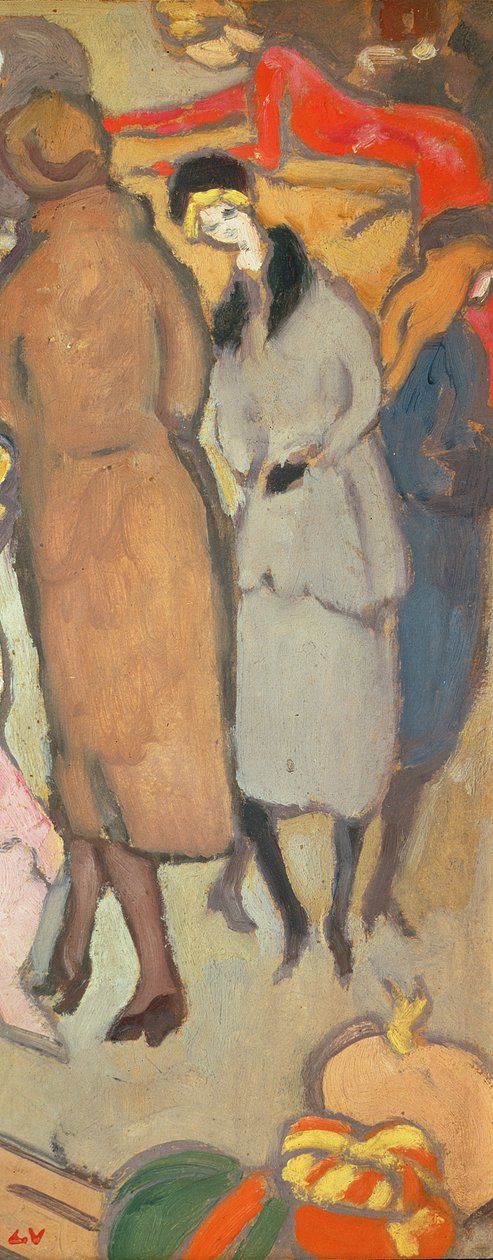 The Passantes (olaj, vászon) alkotó: Louis Valtat