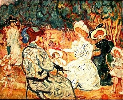 The Playschool (olaj, vászon) alkotó: Louis Valtat