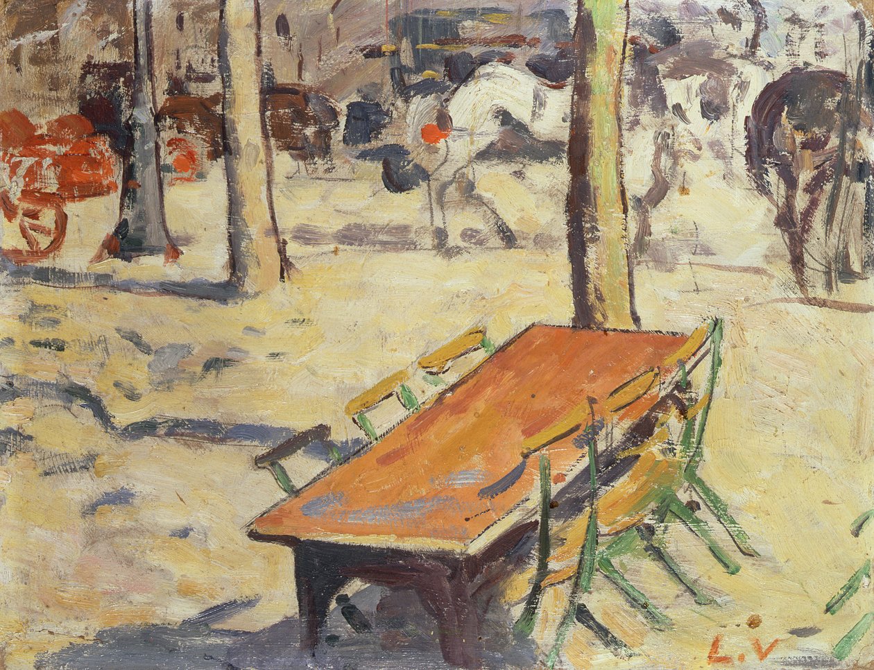 Az árnyékos terasz alkotó: Louis Valtat