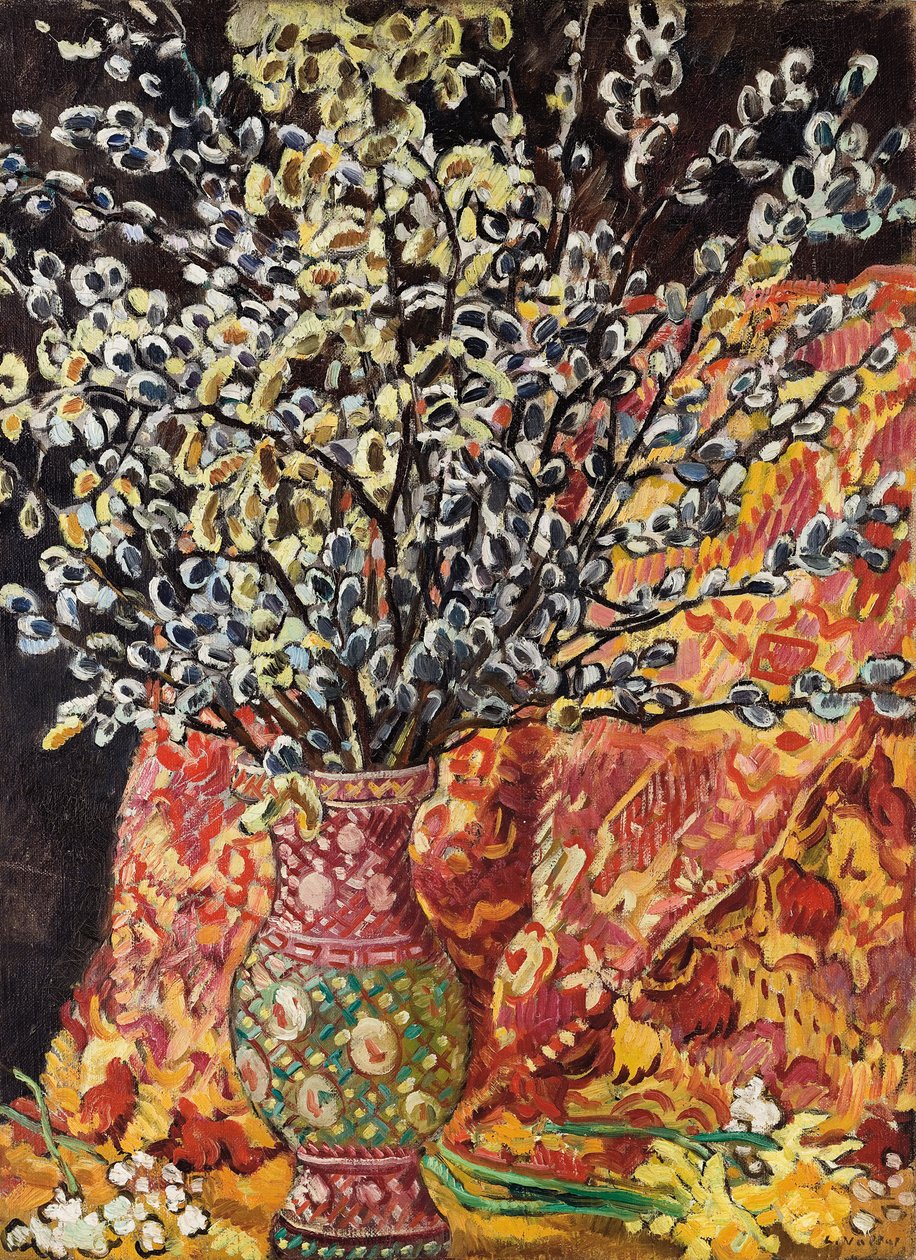 Virágváza (olaj, vászon) alkotó: Louis Valtat