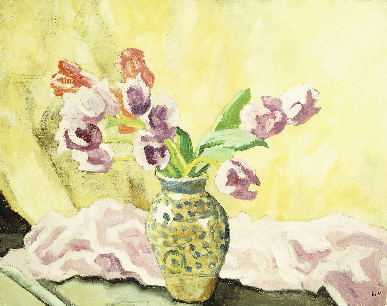 Tulipán váza; tulipán váza alkotó: Louis Valtat