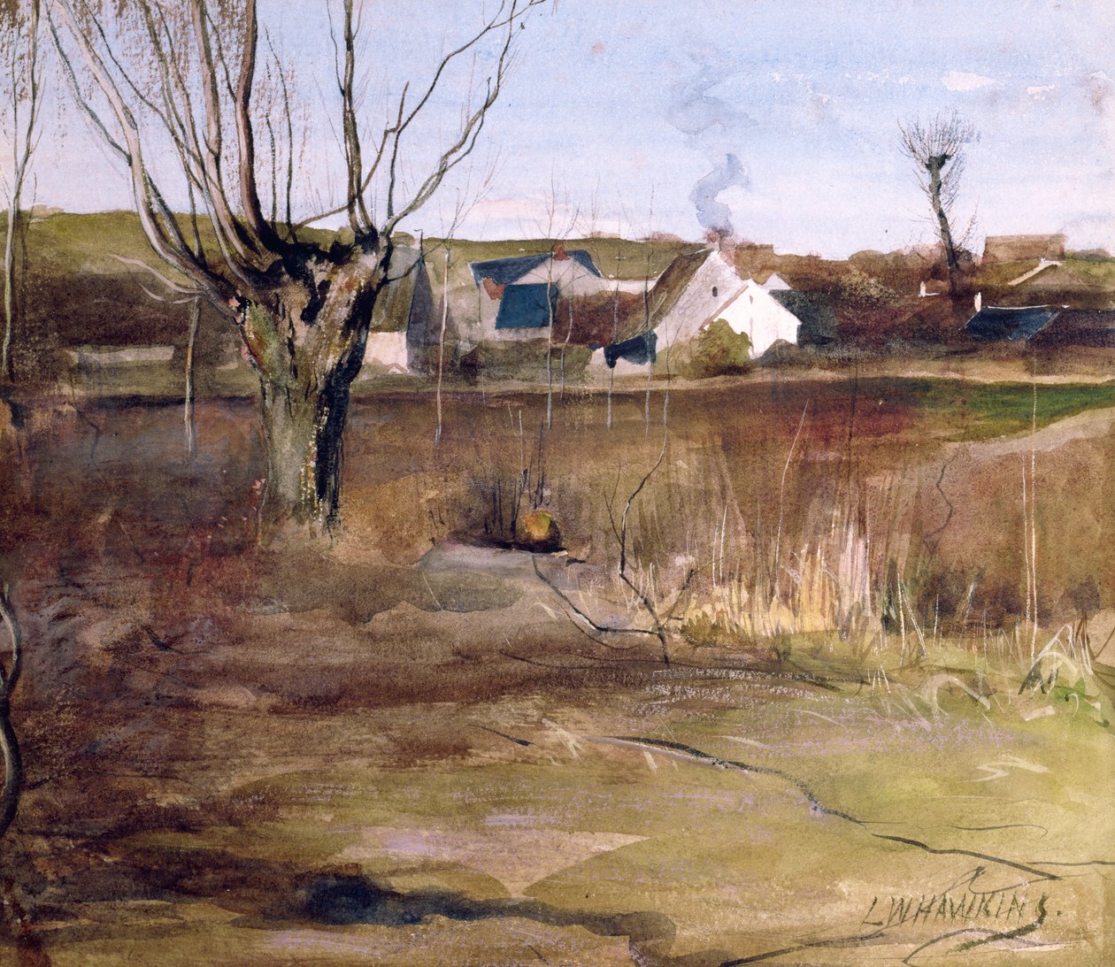 Pikárdia táj alkotó: Louis Welden Hawkins