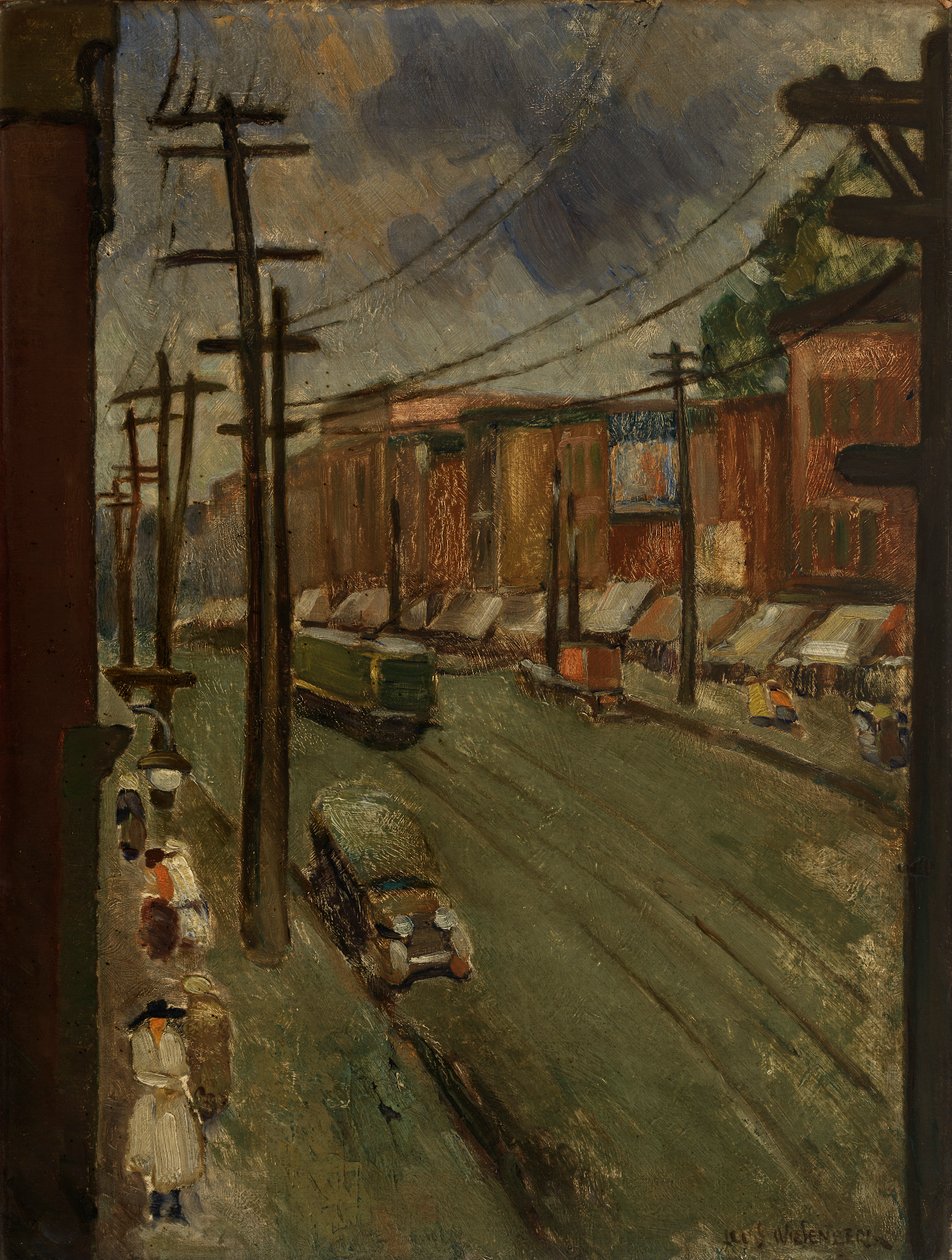 Main Street, Montreal, 1928. alkotó: Louis Wiesenberg