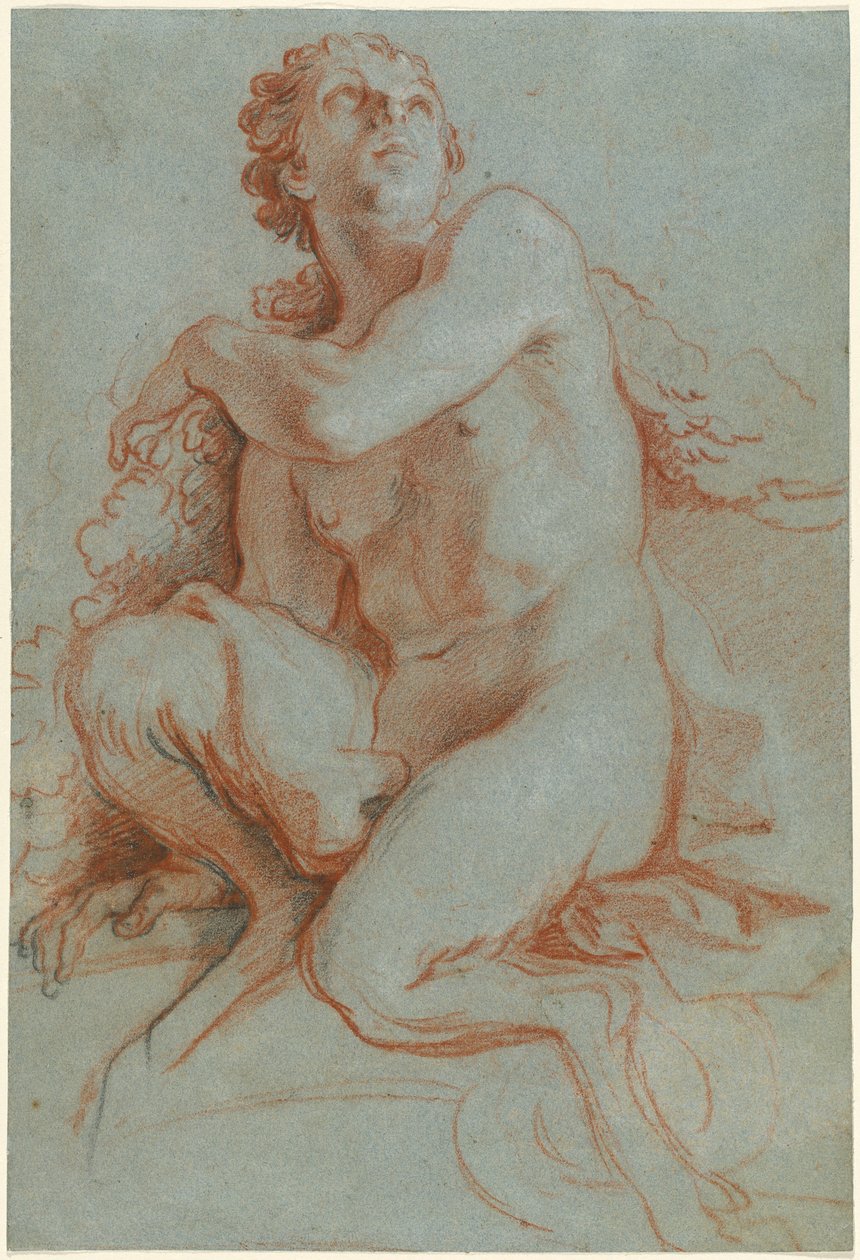 Ülő Faun alkotó: Louis de Boullogne the Younger