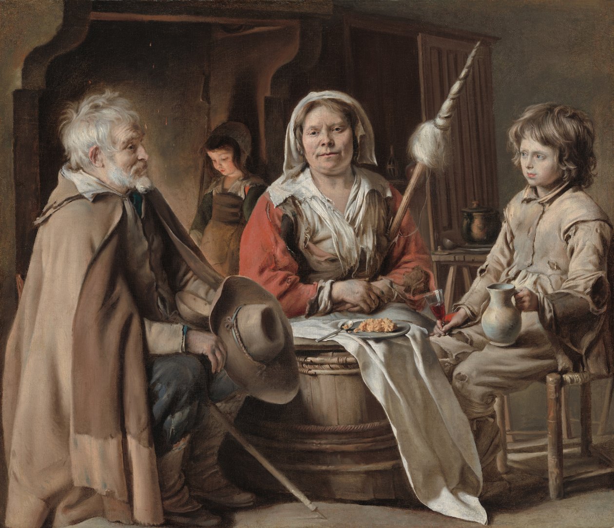 Parasztbelső alkotó: Louis le Nain