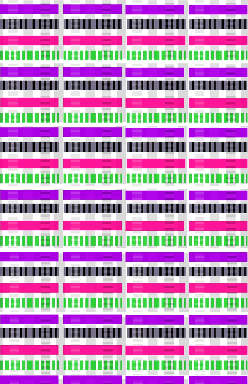 Stripe and Check, 2014 (digitális média) alkotó: Louisa Hereford