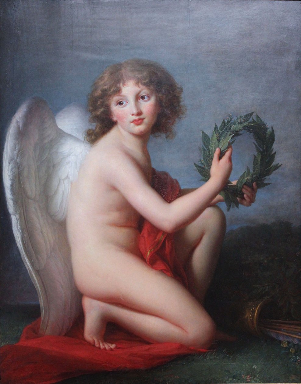 Heinrich Lubomirski herceg arcképe, mint a hírnév géniusza alkotó: Elisabeth Louise Vigee Lebrun