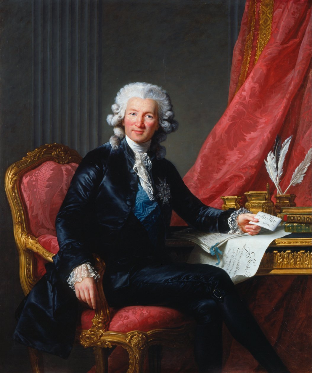 Charles-Alexandre de Calonne (1734-1802) alkotó: Elisabeth Louise Vigee Lebrun