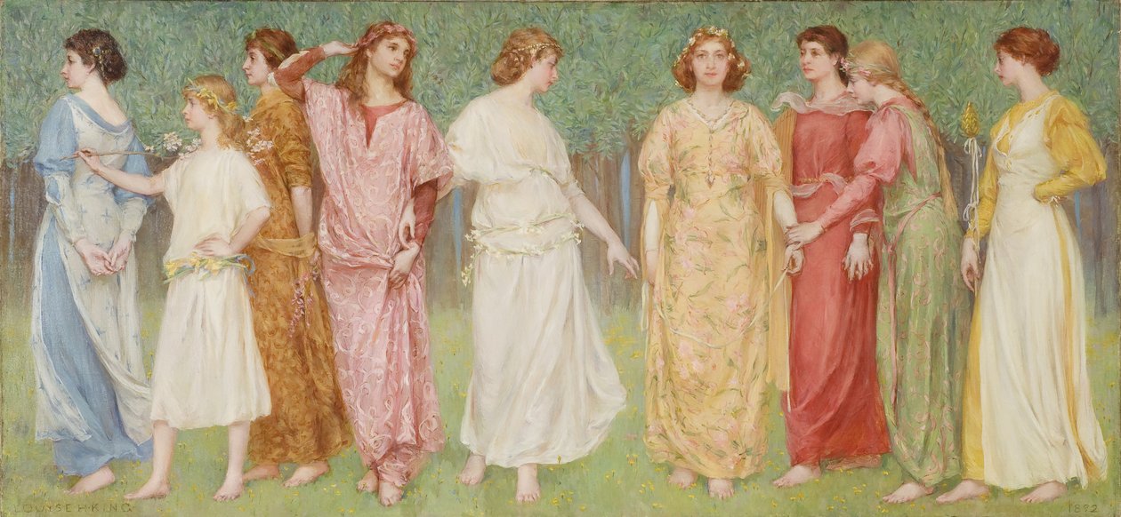 Egy Rondel, 1892 alkotó: Louise Howland King Cox