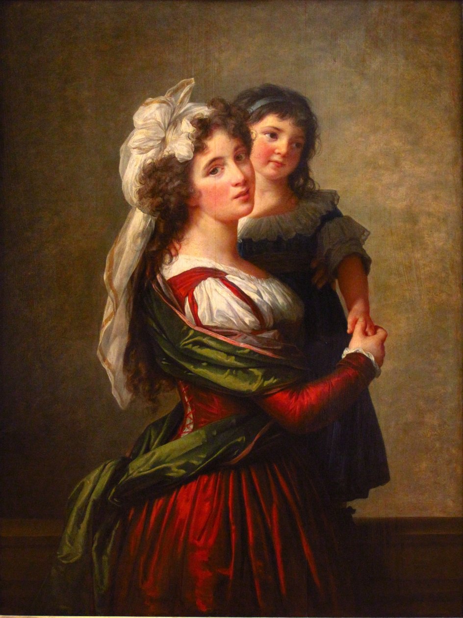 Madame Rousseau és lánya alkotó: Elisabeth Louise Vigee Lebrun