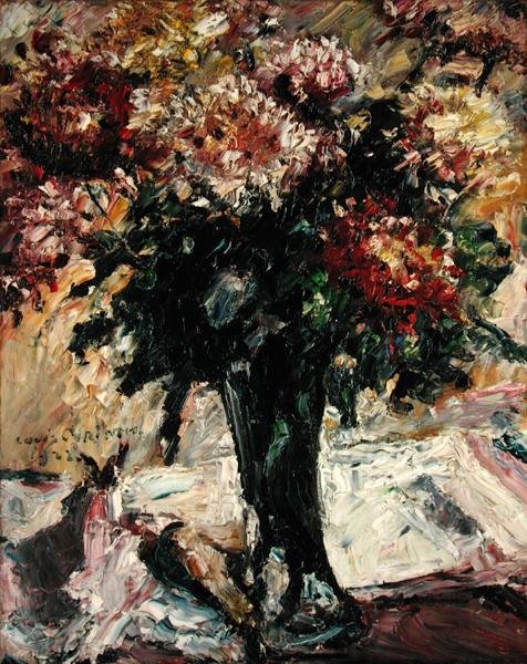 Krizantém, 1922 alkotó: Lovis Corinth