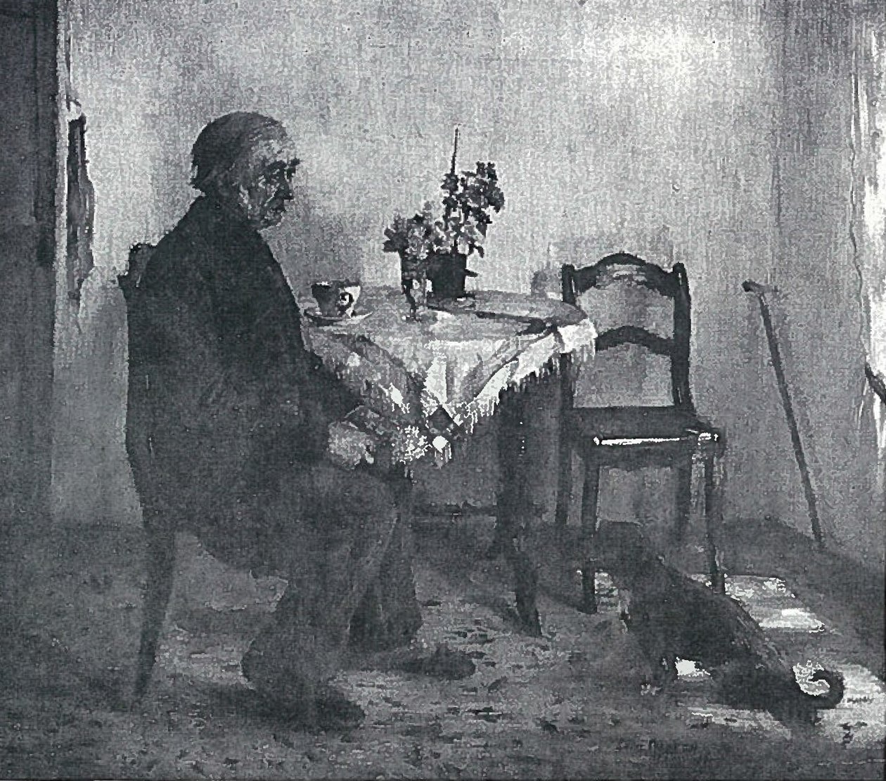 Öreg a szobában alkotó: Lovis Corinth
