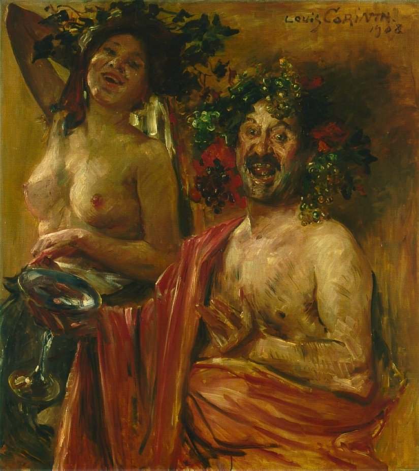 bachchanteparan alkotó: Lovis Corinth