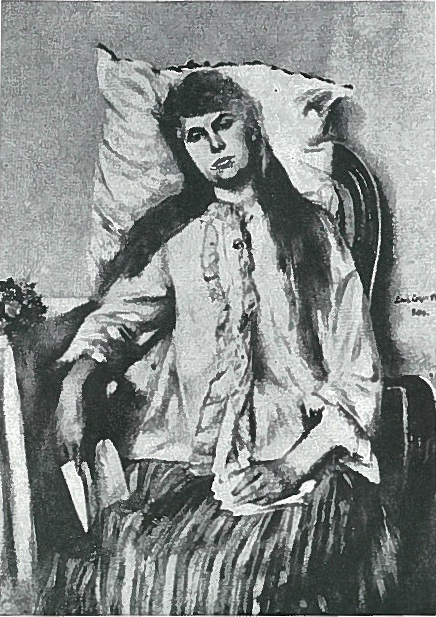 Gyógyuló lány alkotó: Lovis Corinth