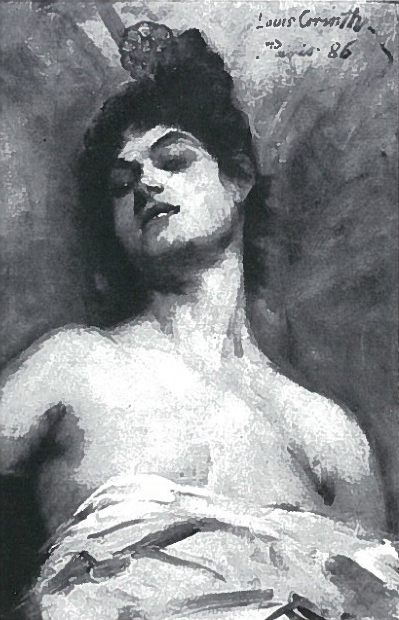 Párizsi, magas fésűvel alkotó: Lovis Corinth