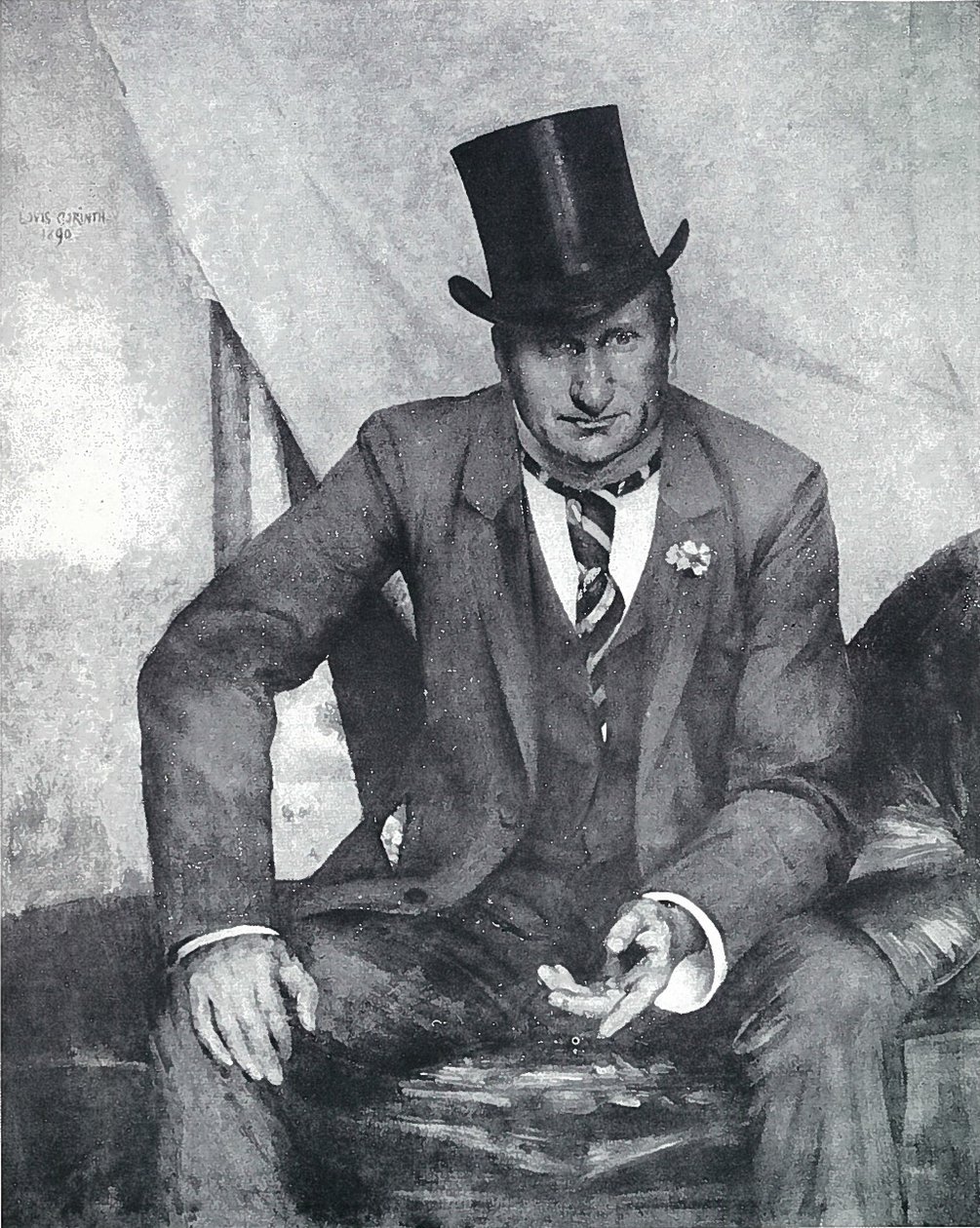 Rogalln színész arcképe alkotó: Lovis Corinth