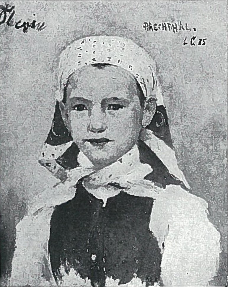 Fekete -erdei lány alkotó: Lovis Corinth