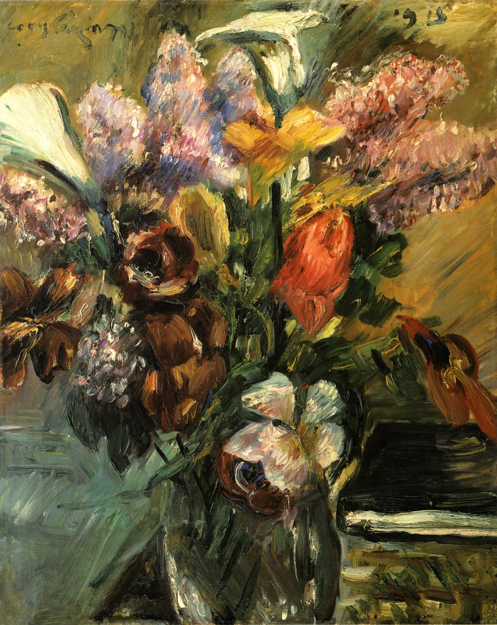 Tulipán, orgona és kallan alkotó: Lovis Corinth