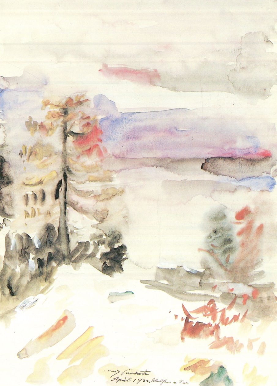 Walchensee im Fruhling alkotó: Lovis Corinth