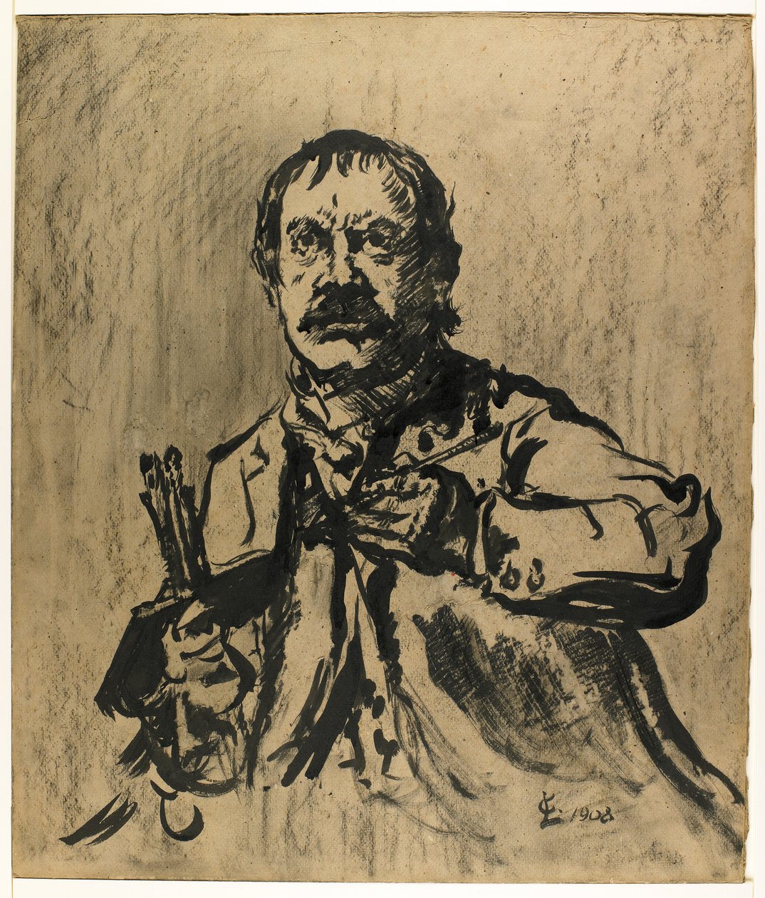 Önarckép, 1908 alkotó: Lovis Corinth