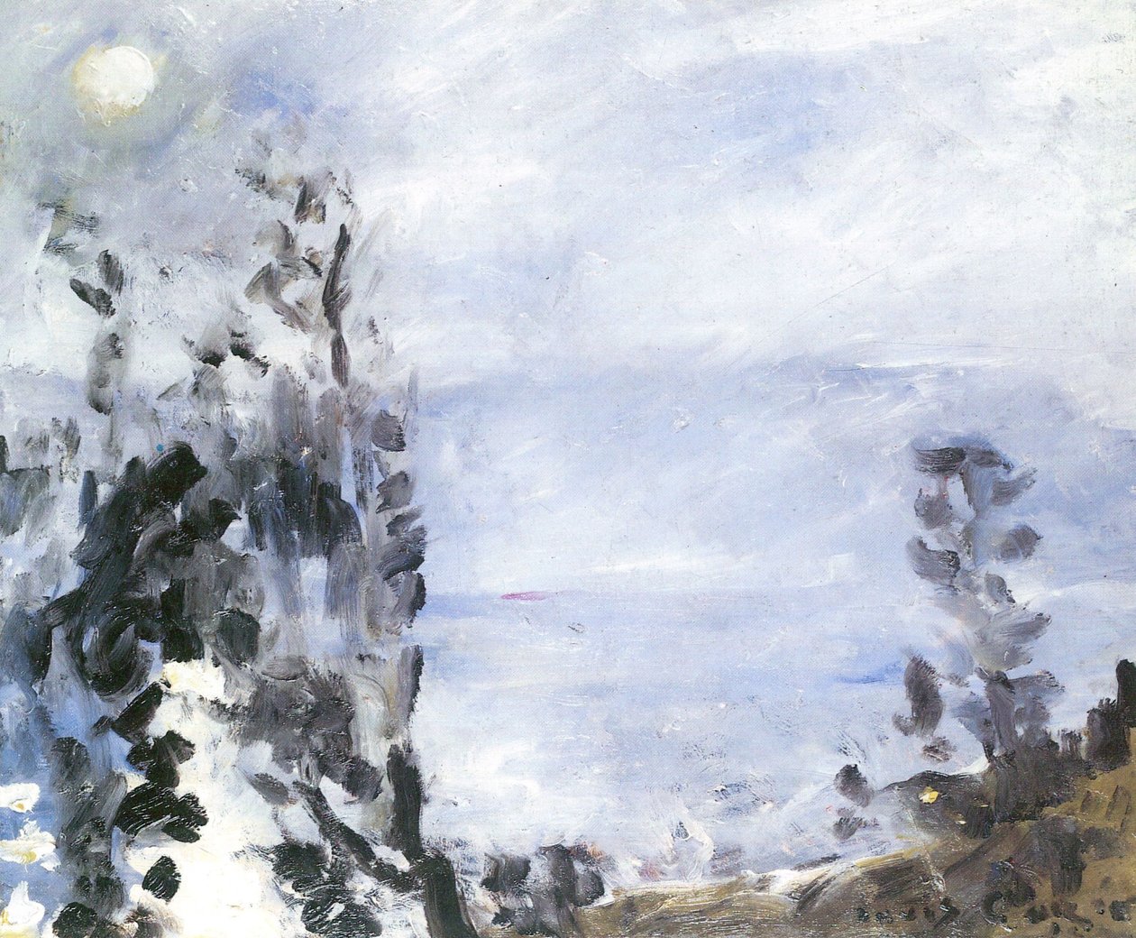 Walchensee, Junimond alkotó: Lovis Corinth