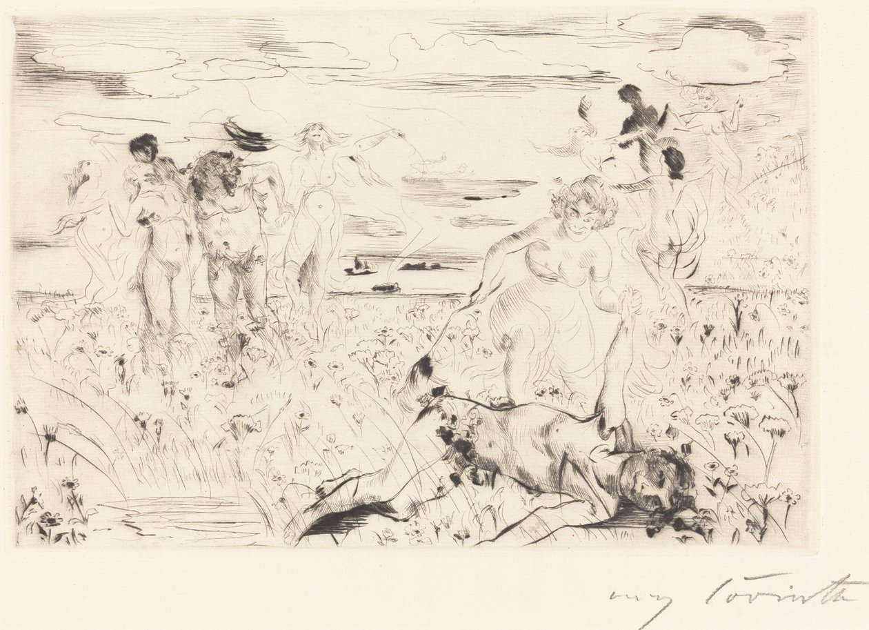 tivornyázó alkotó: Lovis Corinth