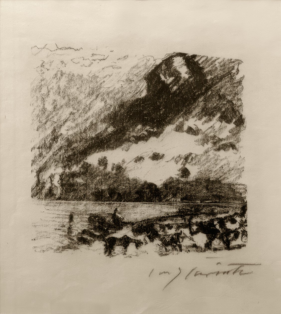 Bergsee alkotó: Lovis Corinth