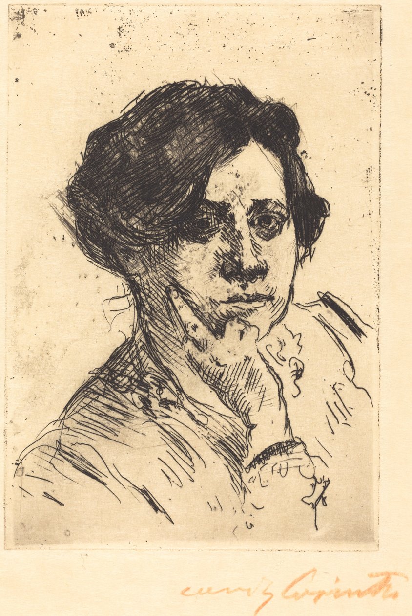 A nő vezetője alkotó: Lovis Corinth