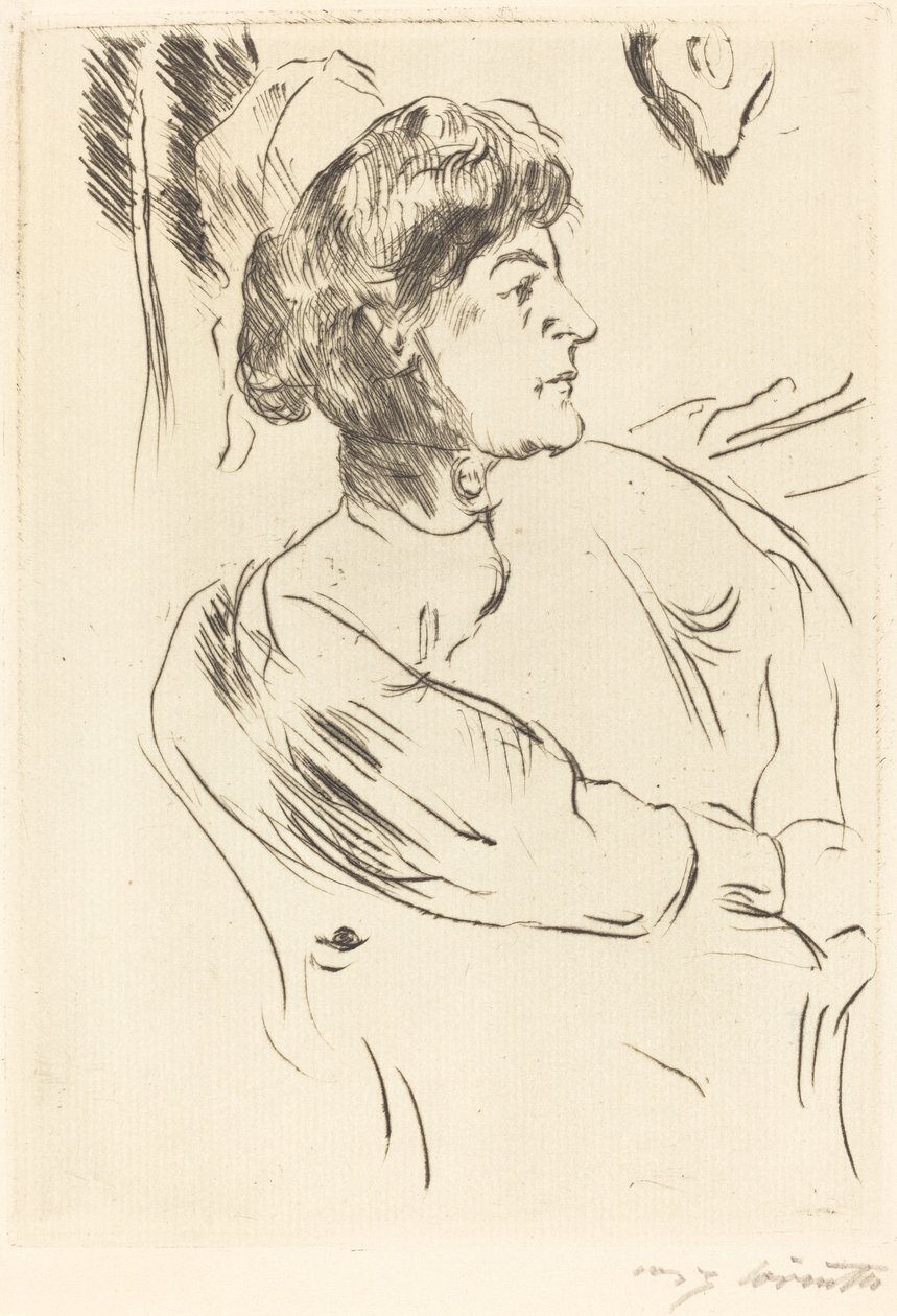 Ápolónővér, 1914. alkotó: Lovis Corinth