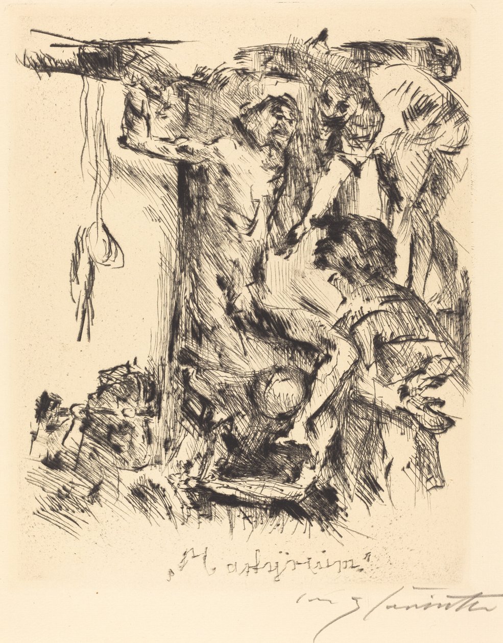 Mártíromság, 1921 alkotó: Lovis Corinth